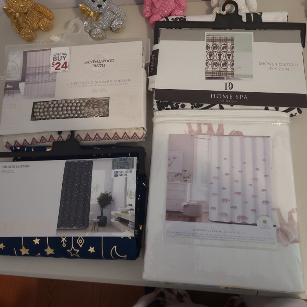 Assorted Shower Curtains Collection
